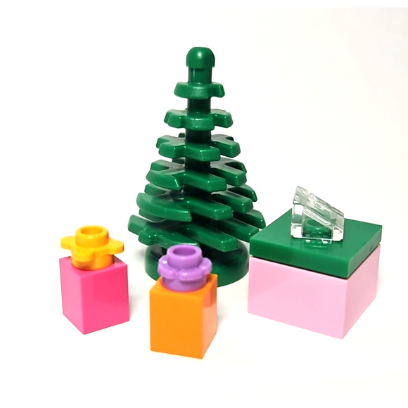 Lego Christmas Minifigure Lot Santa Claus Tree Presents Elf Reindeer Holiday Set - Picture 2 of 4